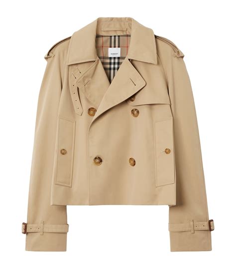 Burberry cropped trench coat